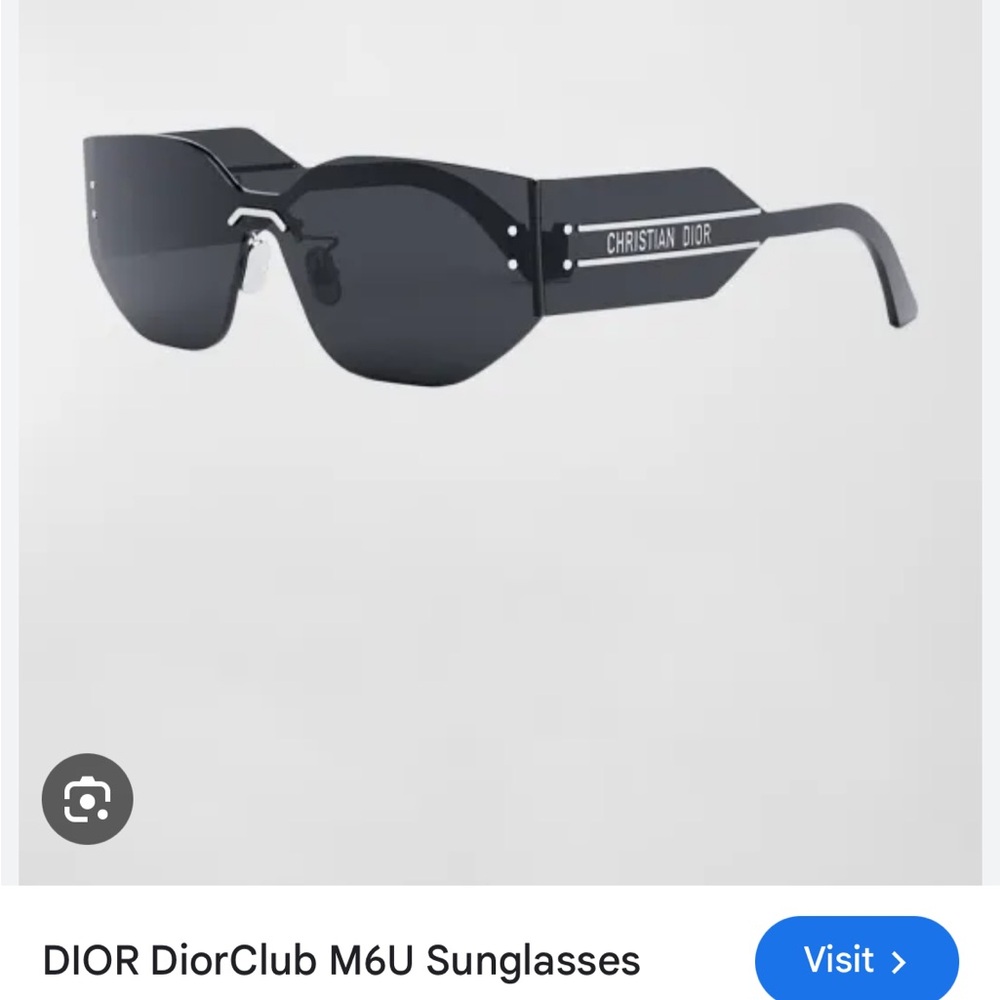DiorClub M6U Black Sunglasses
